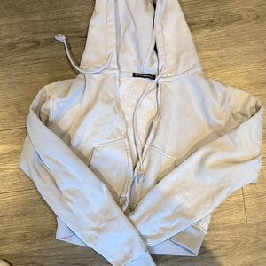 Brandy Melville cropped zip up